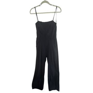 Bisou Bisou Strapless Black Wide Leg Jumpsuit 10
